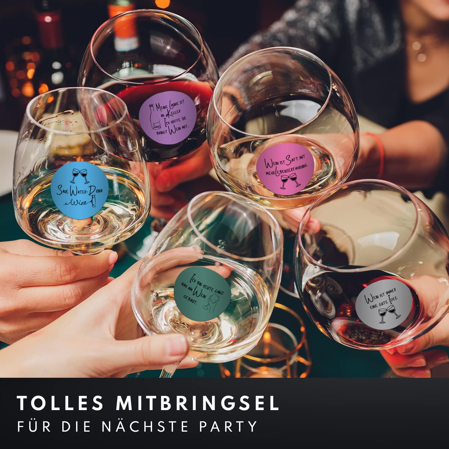 KITCHENMAPE Weinkühlstab mit Ausgießer – 2 Stück, Geschenke für Weinliebhaber