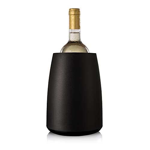 Vacu Vin Aktiv Weinkühler Elegant, Schwarz, Kunststoff