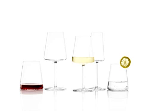 Stölzle Weißweinkelche Power 400ml, Weißweingläser 6er Set
