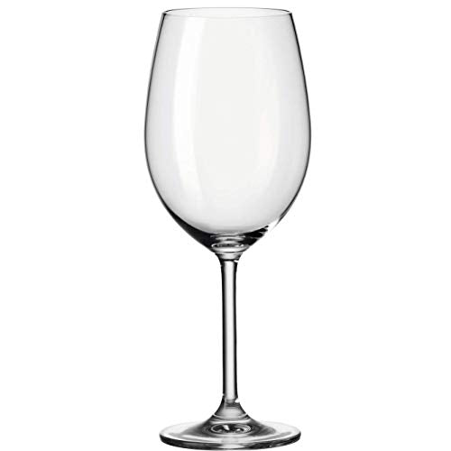 Leonardo Daily Bordeaux-Gläser, Rotwein-Kelch mit Stiel, 6er Set, 640ml
