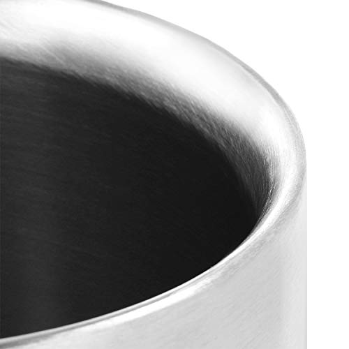 com-four® Flaschenkühler, Sektkühler, Eiswürfelkühler aus Edelstahl