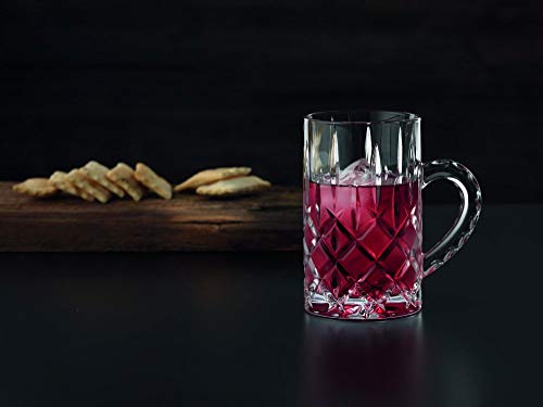 Spiegelau & Nachtmann, Bierkrug mit Schliffdekoration, Kristallglas, 600ml