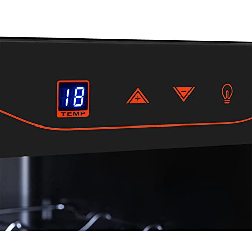 MEDION MD 15803 Weinkühlschrank, 46 Liter Fassungsvermögen, beleuchtetes LED-Display