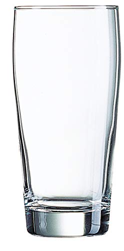Arcoroc, Willi Willibecher, Bierglas, 630ml, mit Füllstrich bei 0,5l, Glas, transparent, 12 Stück