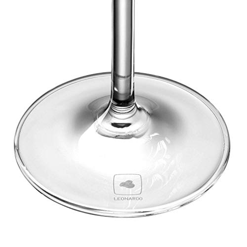 Leonardo Daily Bordeaux-Gläser, Rotwein-Kelch mit Stiel, 6er Set, 640ml