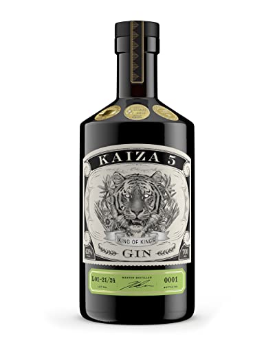 KAIZA 5 GIN 0,7 l mit 43%, Höchst prämierter Gin aus Südafrika/Kapstadt