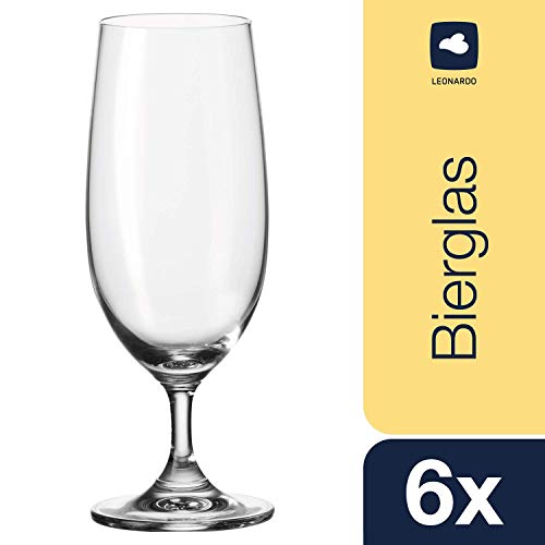 Leonardo Daily Bier-Gläser, Tulpe mit Stiel, 360ml, 6 Stück