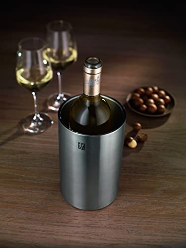 ZWILLING Sommelier, doppelwandiger Weinkühler, 21.6 x 11 x 19 cm, Silber