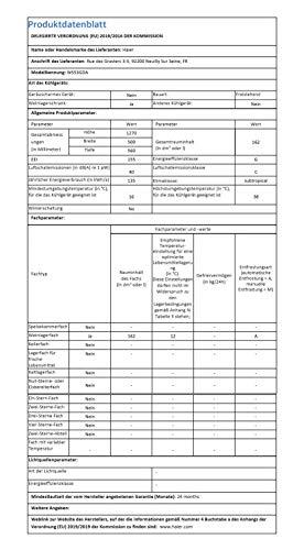 Haier WS53GDA Weinklimaschrank für 53 Flaschen mit 2 Klimazonen, Freistehend mit UV undurchlässiger Glasscheibe