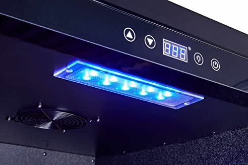 BODEGA43-180 Weinkühlschrank Freistehend Groß, Weinklimaschrank mit 2 Zonen, 5-20 ºC für bis zu 180 Flaschen