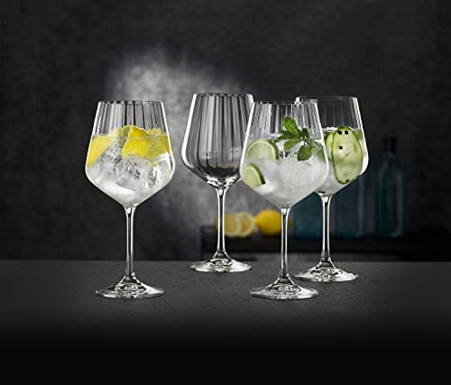 Spiegelau & Nachtmann, 4-teiliges Gin & Tonic-Set, 640ml, Höhe: 22,2cm