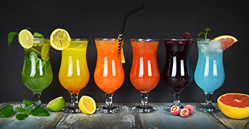Sendez 6 Stück Cocktailgläser 480ml Longdrinkgläser Trinkglas Trinkgläser Cocktailglas
