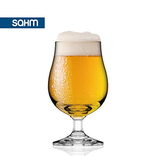 SAHM Bristol Pokal Biergläser 0,3l, 6 Stück, Biertulpe, Pilsgläser & Craft Beer Gläser