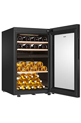 Haier HWS42GDAU1 Weinkühlschrank für 42 Flaschen mit 2 Temperaturzonen