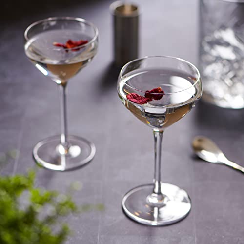 Sipour Cocktail-Gläser 4er-Set 170ml, bruchsicher & elegantes Design, Gläser-Set