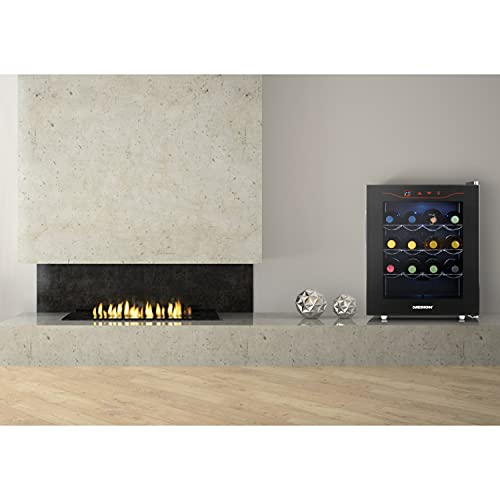 MEDION MD 15803 Weinkühlschrank, 46 Liter Fassungsvermögen, beleuchtetes LED-Display