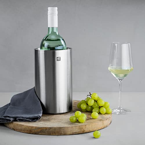 ZWILLING Sommelier, doppelwandiger Weinkühler, 21.6 x 11 x 19 cm, Silber