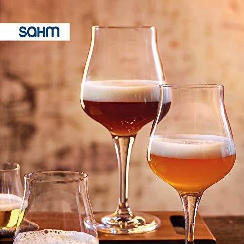 SAHM Biergläser Set 6 STK, 420ml, Craft Beer Gläser