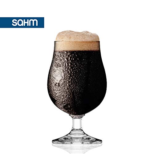 SAHM Bristol Pokal Biergläser 0,3l, 6 Stück, Biertulpe, Pilsgläser & Craft Beer Gläser