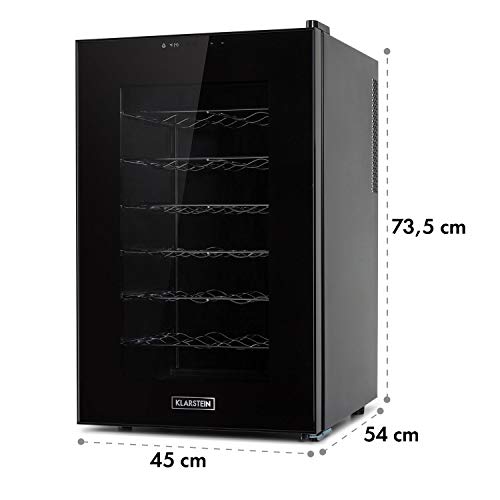 Klarstein Barolo 28 Uno Weinkühlschrank, 70 Liter und 28 Flaschen