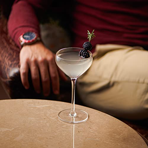 Sipour Cocktail-Gläser 4er-Set 170ml, bruchsicher & elegantes Design, Gläser-Set