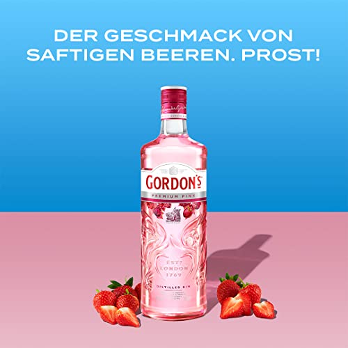 Gordon's Pink Gin, Premium destilliert, Erfrischend köstlich