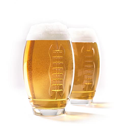 40YARDS American Football Bierglas, 2er Set