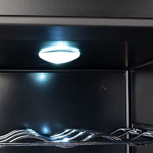 Alpina Weinkühlschrank 18 Flaschen Kapazität, Temperatur Regelbar von 11°C bis 22°C