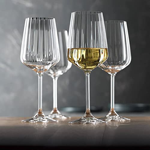 Spiegelau & Nachtmann, Weißweinglas-Set, Kristallglas, 440ml, 4 Stück