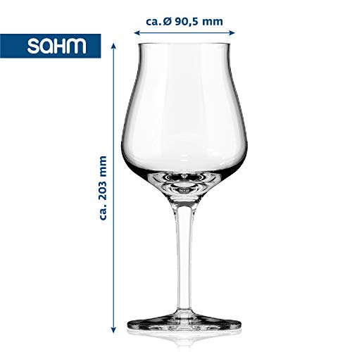 SAHM Biergläser Set 6 STK, 420ml, Craft Beer Gläser