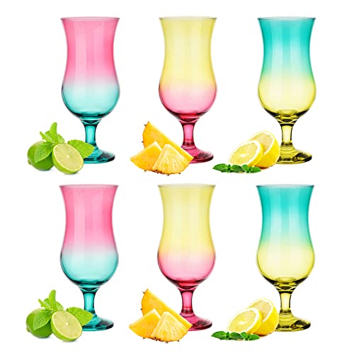 Glasmark KROSNO, 420ml, Set von 6, Glas für alkoholische Cocktails, Longdrinkgläser