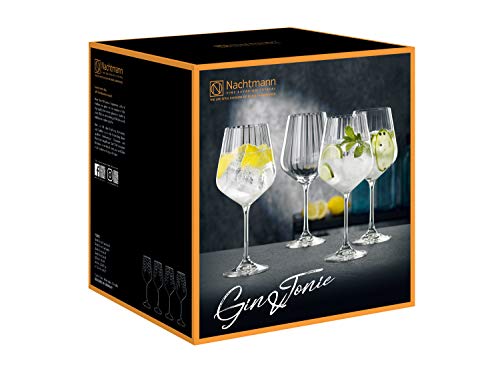 Spiegelau & Nachtmann, 4-teiliges Gin & Tonic-Set, 640ml, Höhe: 22,2cm