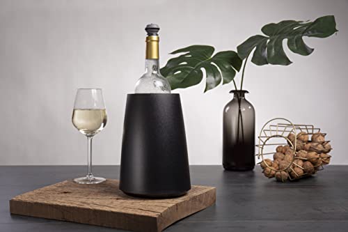 Vacu Vin Aktiv Weinkühler Elegant, Schwarz, Kunststoff