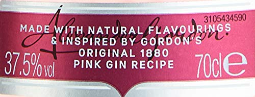 Gordon's Pink Gin, Premium destilliert, Erfrischend köstlich