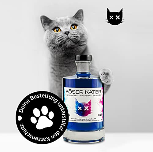 Böser Kater Two Faced Gin mit Farbwechsel