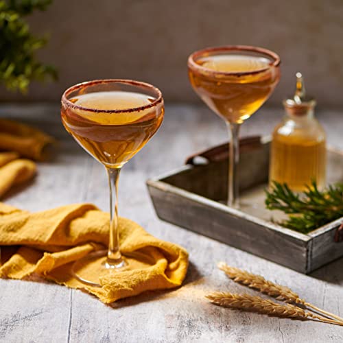Sipour Cocktail-Gläser 4er-Set 170ml, bruchsicher & elegantes Design, Gläser-Set