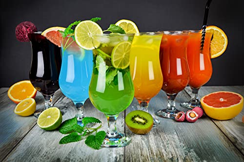 Sendez 6 Stück Cocktailgläser 480ml Longdrinkgläser Trinkglas Trinkgläser Cocktailglas