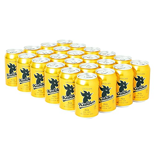 KUKKO PILS (24 X 0,33 L) EINWEG | Finnisches Bier im tragbaren Party-Pack