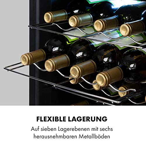 Klarstein Barolo 28 Uno Weinkühlschrank, 70 Liter und 28 Flaschen