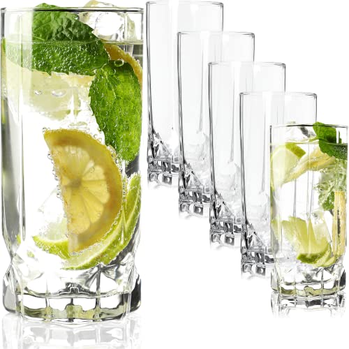 KADAX Trinkgläser, 6er Set, Saftgläser aus Glas