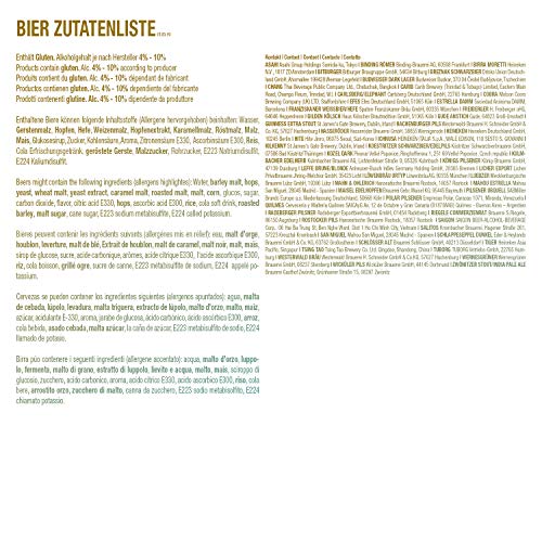 12x Bier aus der Welt & Deutschland/Geschenk Set, Geburtstagsgeschenk