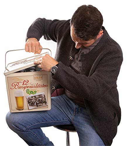 Kalea Bier-Box, Metallbox mit 3D-Prägung, Bierspezialitäten