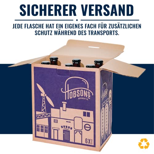 Hobsons Britisch Bier Gemischter Geschenk Kasten 6 x 500 ml