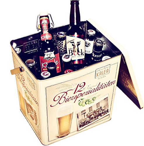 Kalea Bier-Box, Metallbox mit 3D-Prägung, Bierspezialitäten