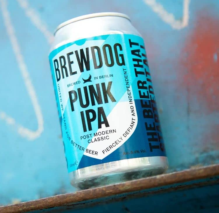 BrewDog Probierset, Craft Bier Set, EINWEG 4 x 0.33L