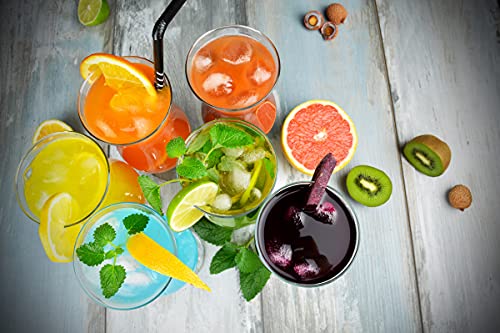 Sendez 6 Stück Cocktailgläser 480ml Longdrinkgläser Trinkglas Trinkgläser Cocktailglas