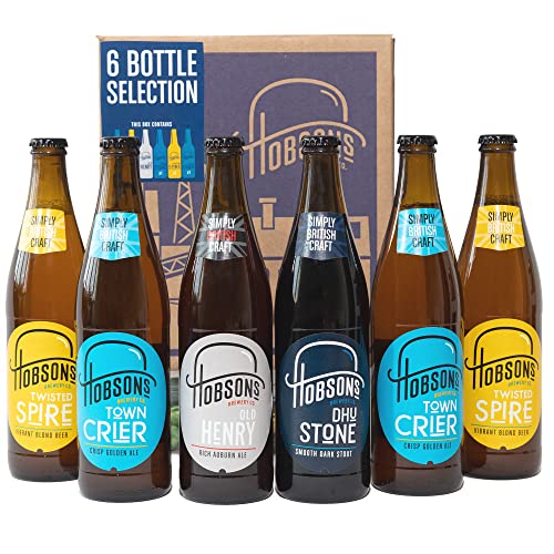 Hobsons Britisch Bier Gemischter Geschenk Kasten 6 x 500 ml