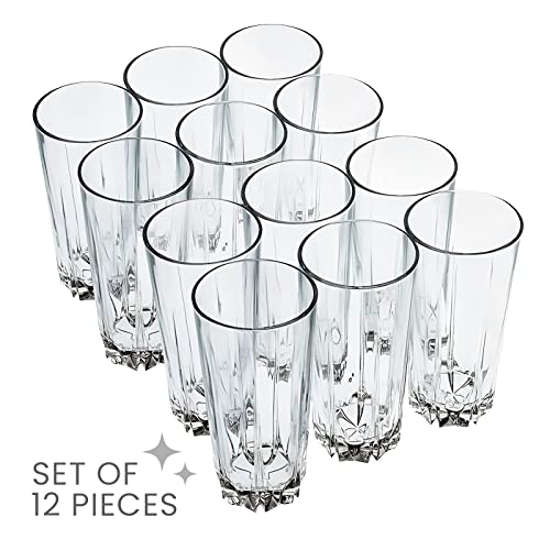 Konzept 11 Cocktailgläser Set 12er 330ml, Trinkgläser Spülmaschinenfest