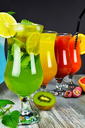Sendez 6 Stück Cocktailgläser 480ml Longdrinkgläser Trinkglas Trinkgläser Cocktailglas