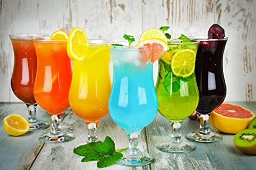 Sendez 6 Stück Cocktailgläser 480ml Longdrinkgläser Trinkglas Trinkgläser Cocktailglas